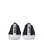 Cole Haan Women's 2.ZERØGRAND Stitchlite Oxford Marine Blue Knit/ Argento Metallic/Optic White