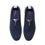 Cole Haan Women's 2.ZERØGRAND Stitchlite Oxford Marine Blue Knit/ Argento Metallic/Optic White