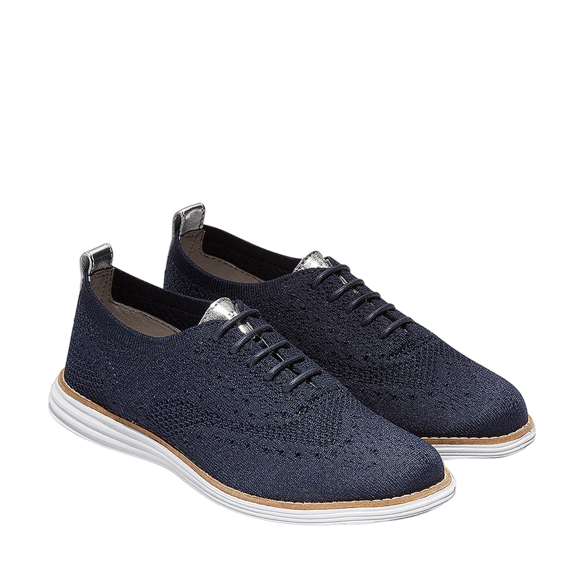 Cole Haan Women's ØriginalGrand Stitchlite Wingtip Oxford Marine Blue