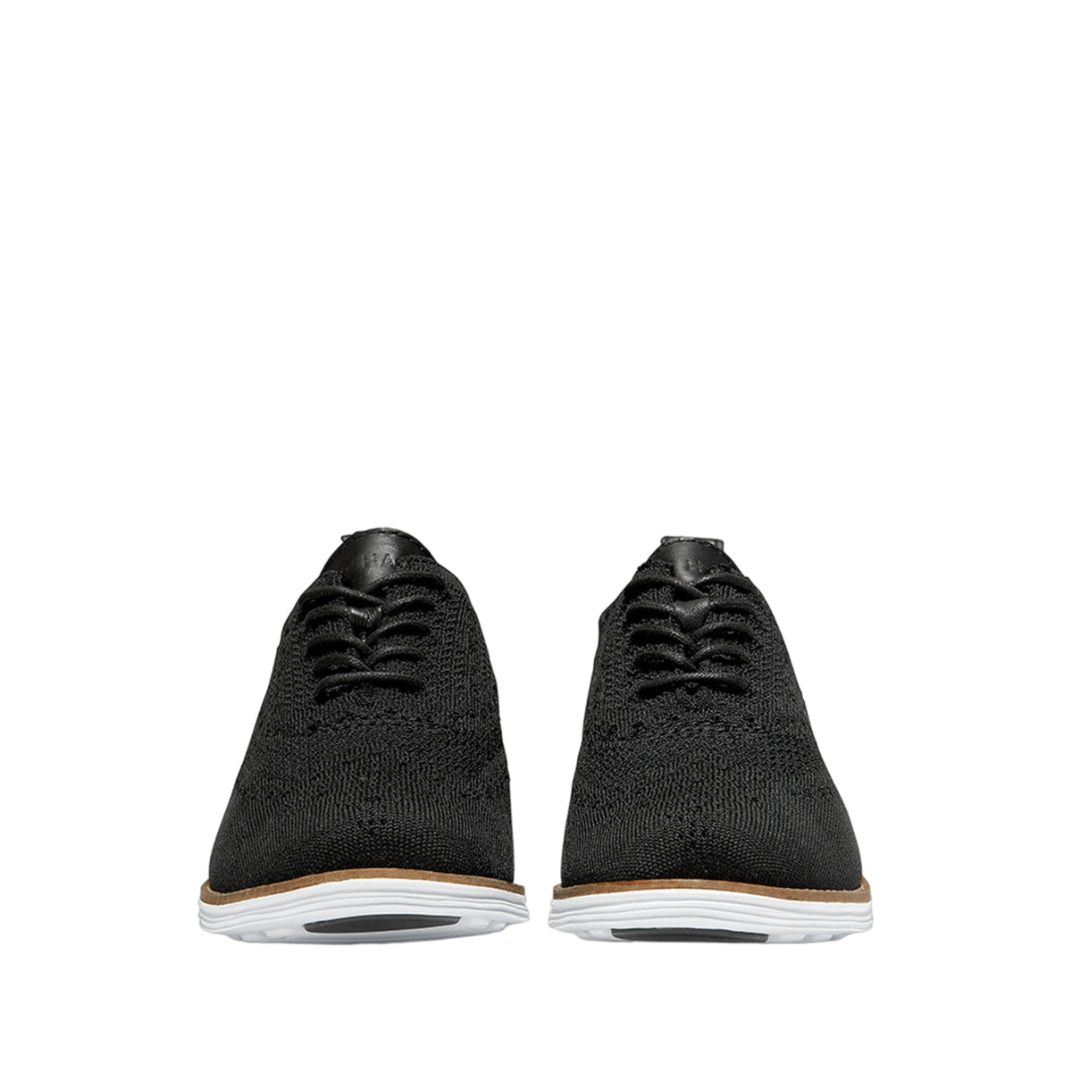Cole Haan ØriginalGrand Stitchlite Wingtip Oxford Black Knit