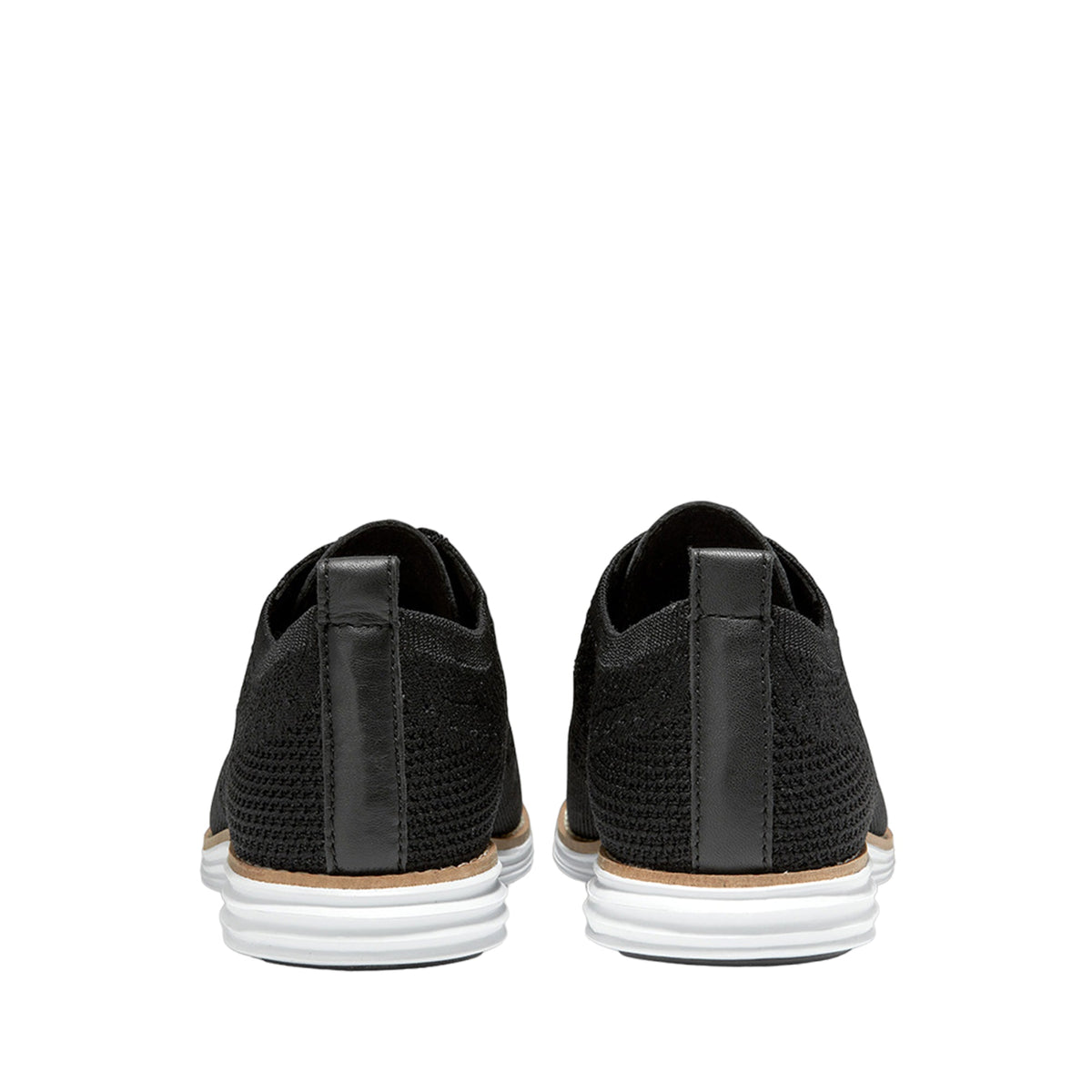 Cole Haan ØriginalGrand Stitchlite Wingtip Oxford Black Knit