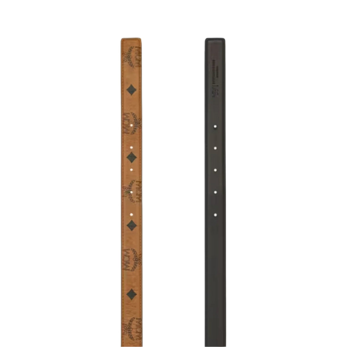 MCM Women's M-Art Visetos Monogram Canvas Belt