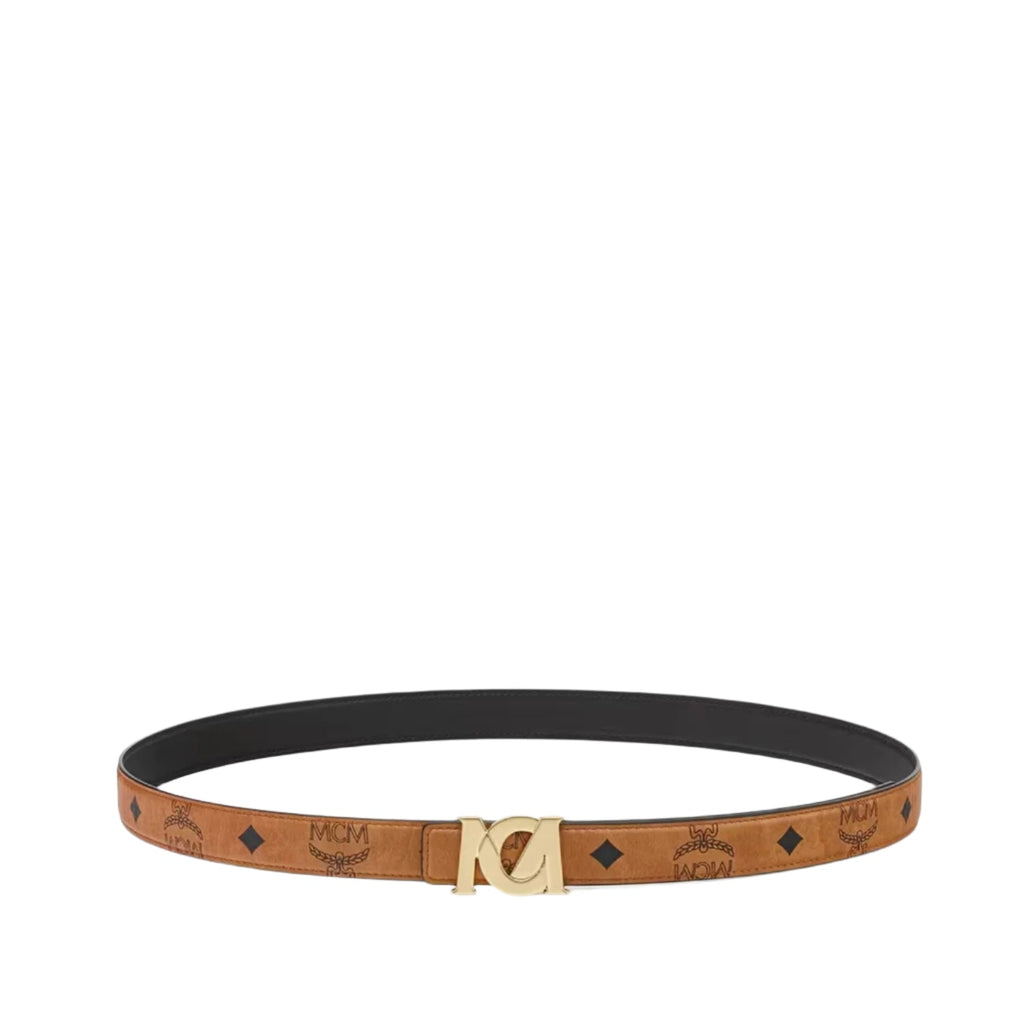 MCM Women's M-Art Visetos Monogram Canvas Belt