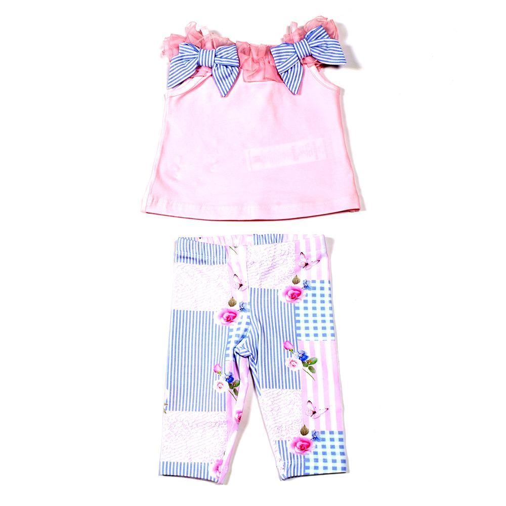 Lapin House Pink And Blue Printed Set