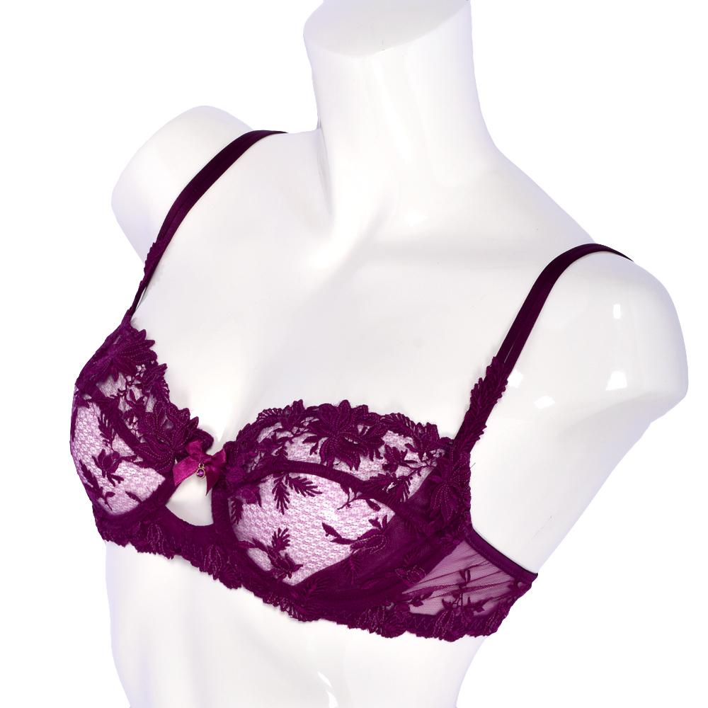 Lise Charmel Underwired Half Cup Bra Magenta