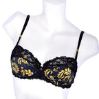Lise Charmel Underwired Half Cup Bra Black/Gold