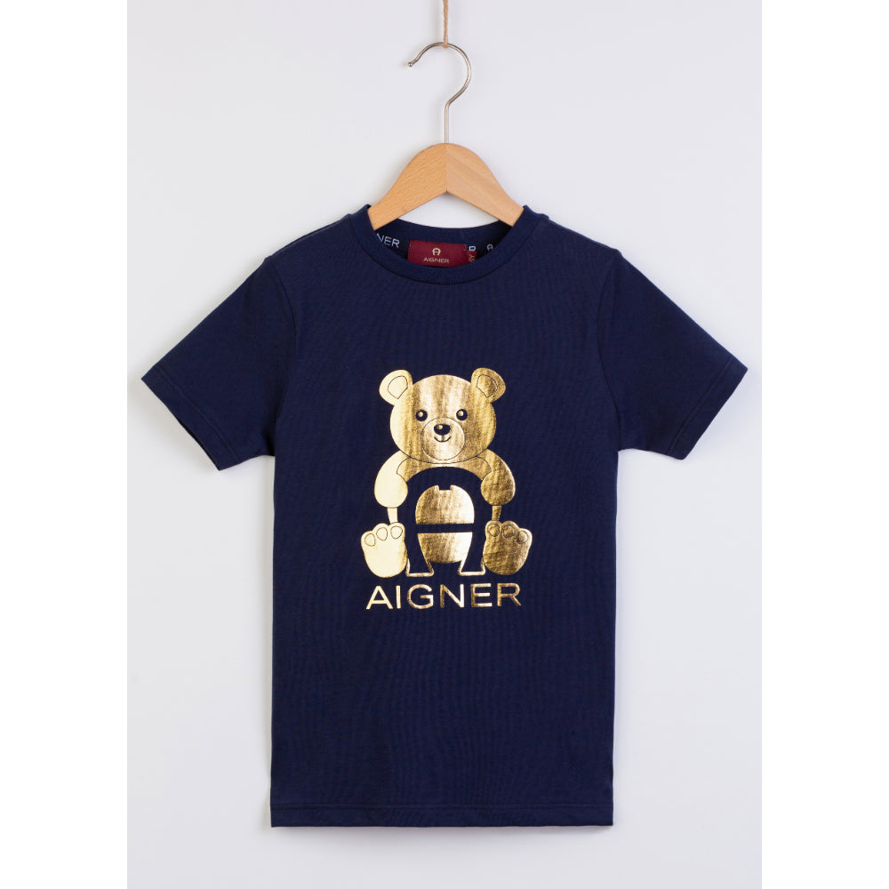 Aigner Kids Boy's Navy T-Shirt