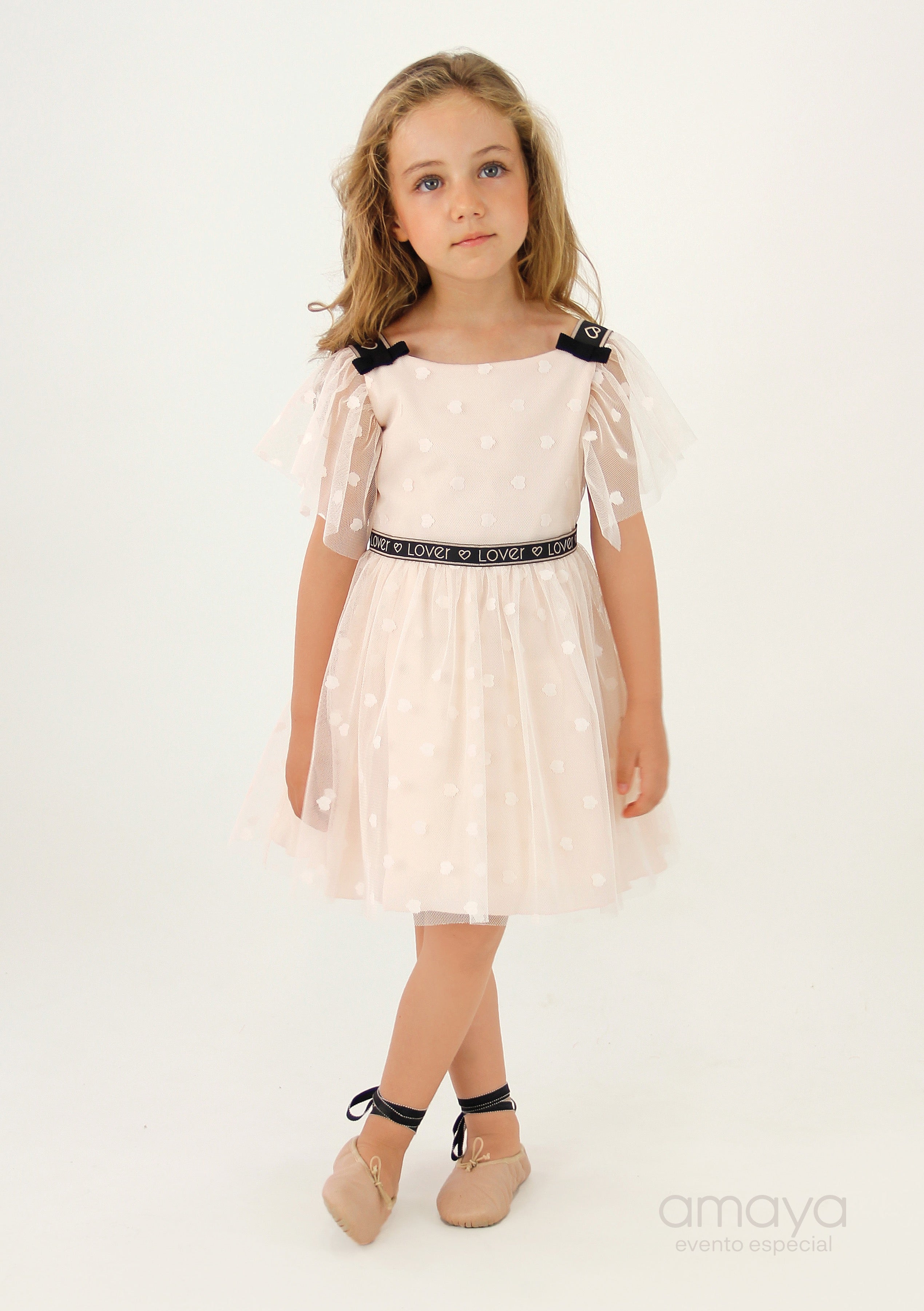 Amaya Kids Coral Dress