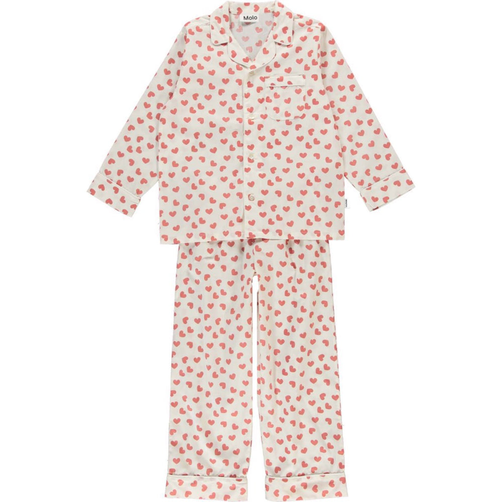  Molo Bolso Kids Smiley Print Pajama Set