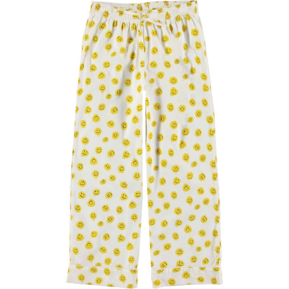 Molo Bolso Kids Smiley Print Pajama Set