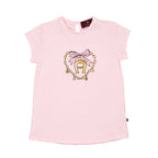 Aigner Kids Girl's Set T-Shirt & Leggings Pink and White