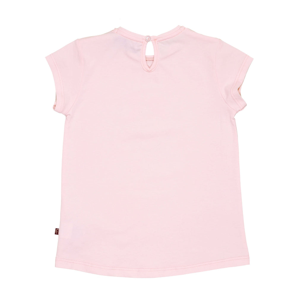 Aigner Kids Girl's Set T-Shirt & Leggings Pink and White