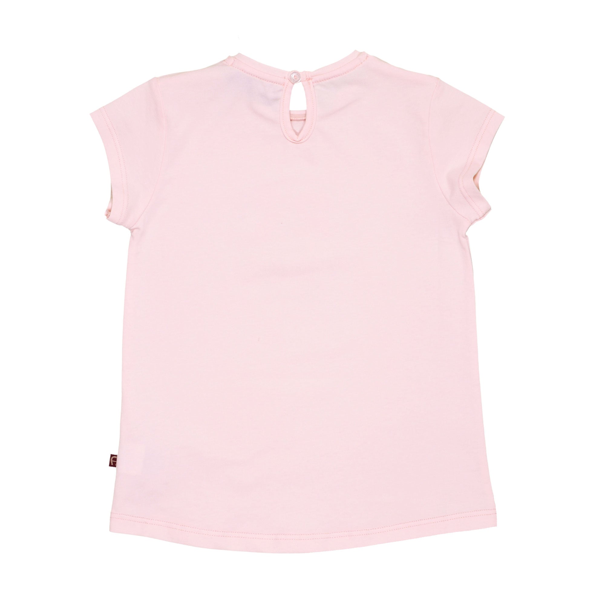 Aigner Kids Girl's Set T-Shirt & Leggings Pink and White