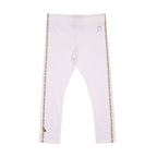 Aigner Kids Girl's Set T-Shirt & Leggings Pink and White