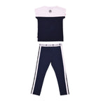 Aigner Kids Girl's Set T-Shirt & Leggings Navy