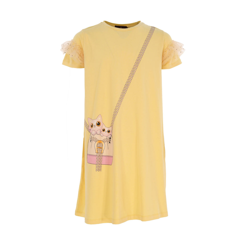 Aigner kids Girl's Yellow Dress
