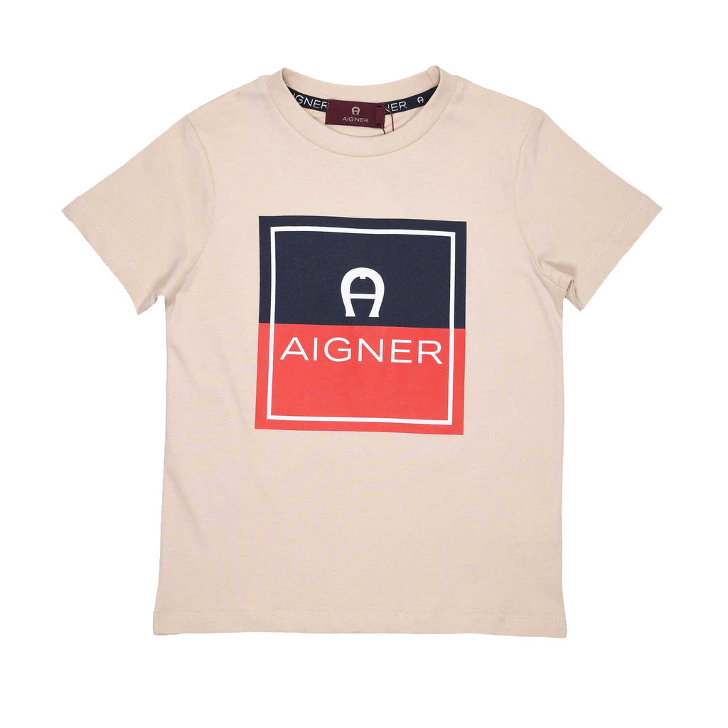 Aigner Kids Boy's Smoke Gray T-Shirt