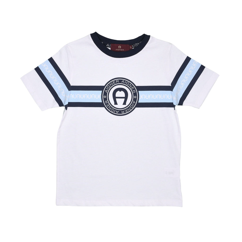 Aigner Kids Boy's Blue Topaz T-Shirt