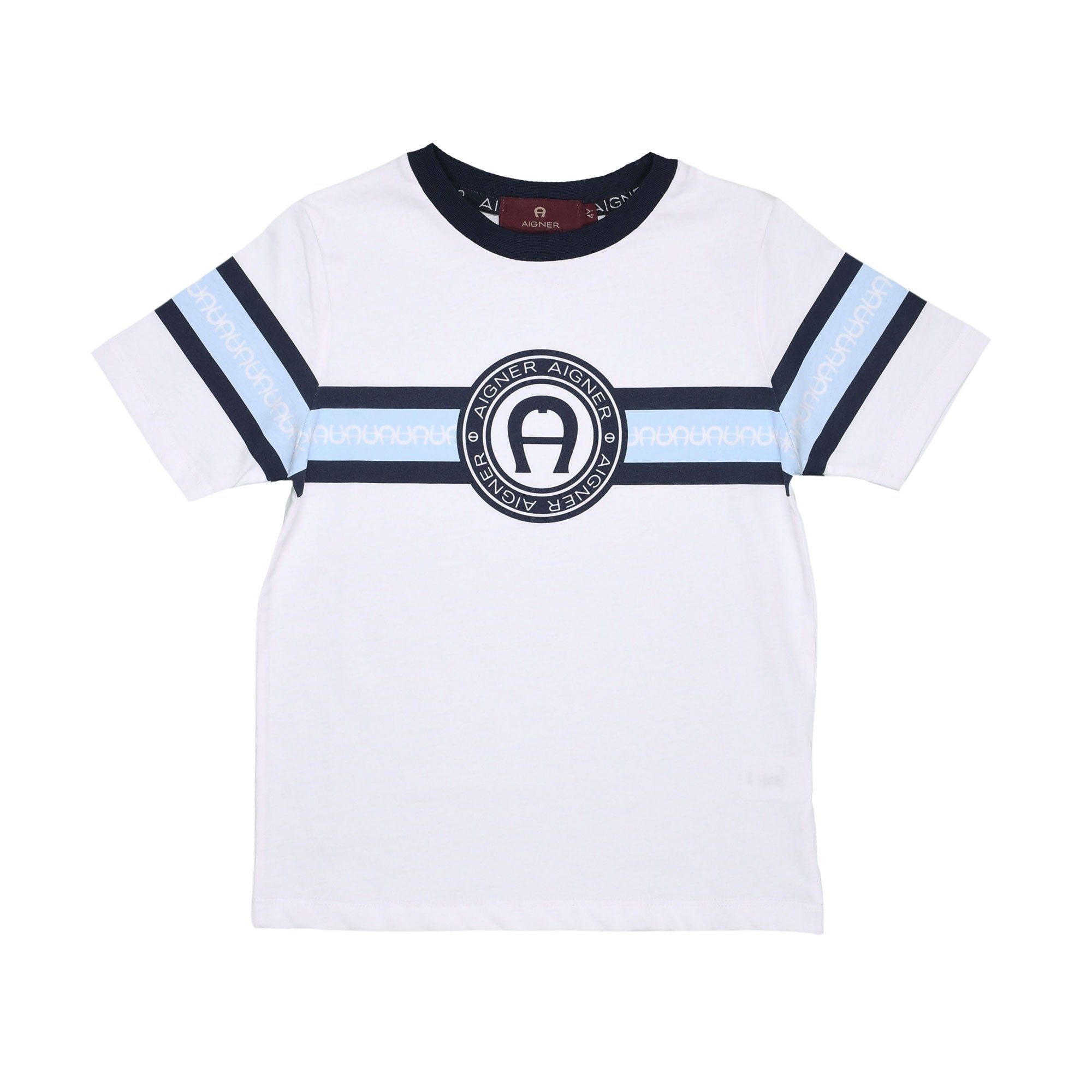 Aigner Kids Boy's Blue Topaz T-Shirt