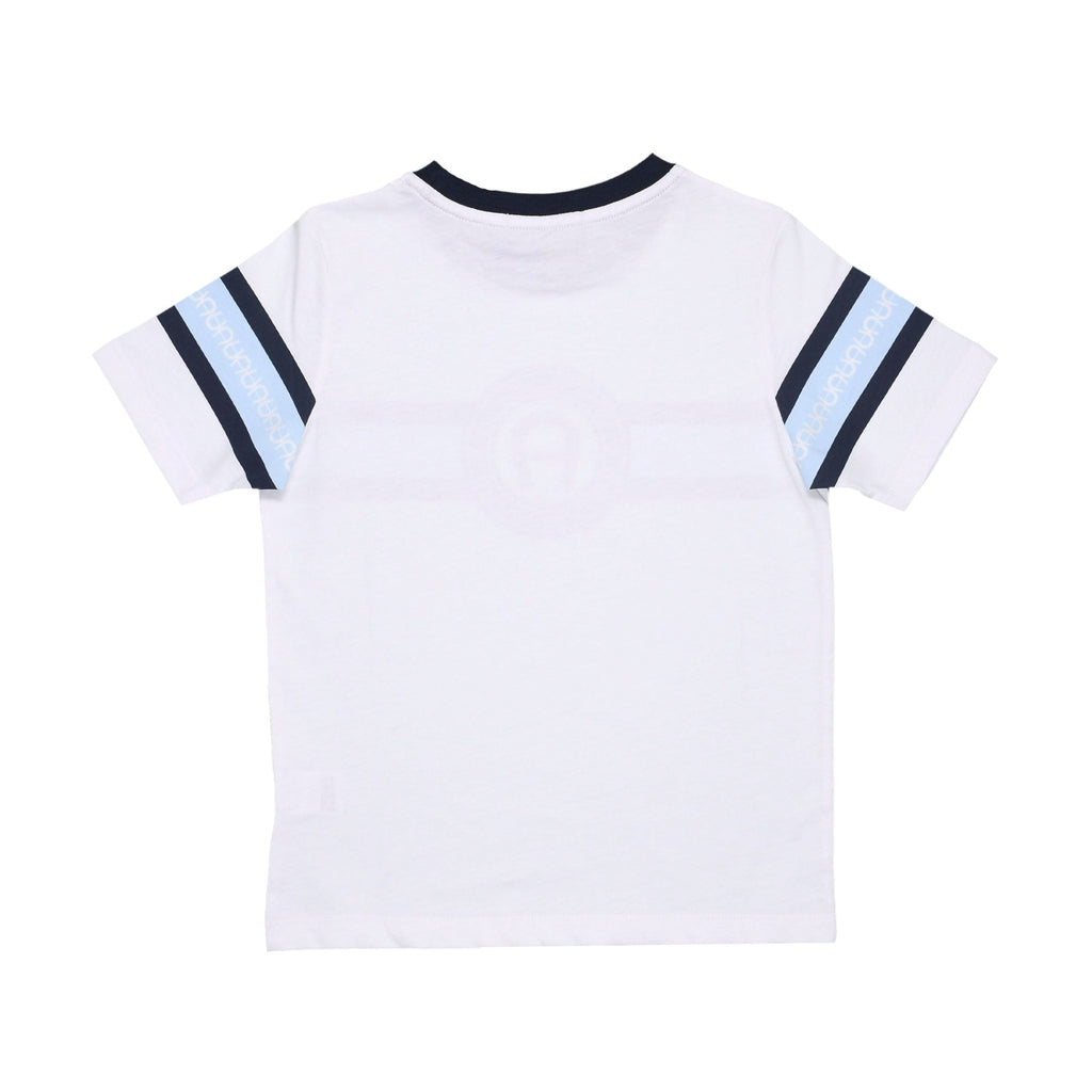 Aigner Kids Boy's Blue Topaz T-Shirt