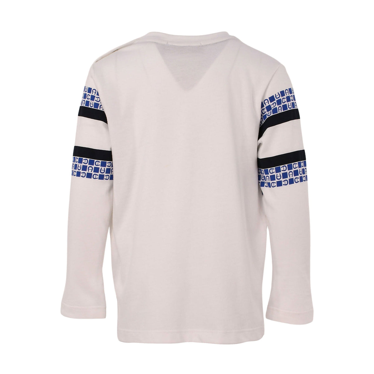 Aigner Kids Blue Logo Print T-Shirt