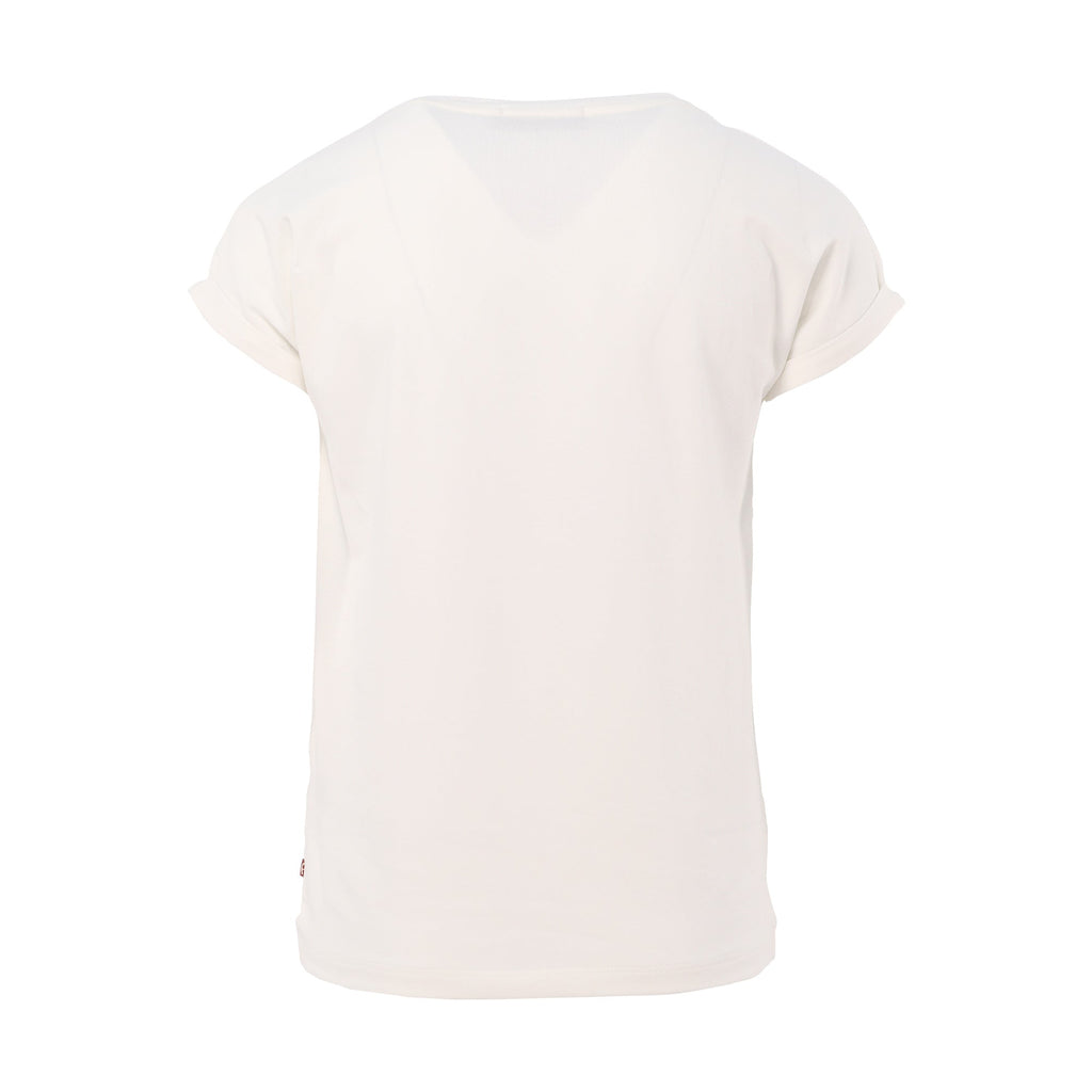 Aigner Kids Girl's Logo Print White T-Shirt