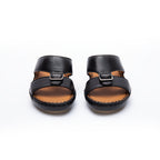 Alfi Kids Boy's Black Calf Sandal