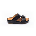Alfi Kids Boy's Black Calf Sandal