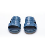 Alfi Kids Boy's Navy Printed Ostrich Sandal
