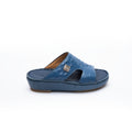Alfi Kids Boy's Navy Printed Ostrich Sandal