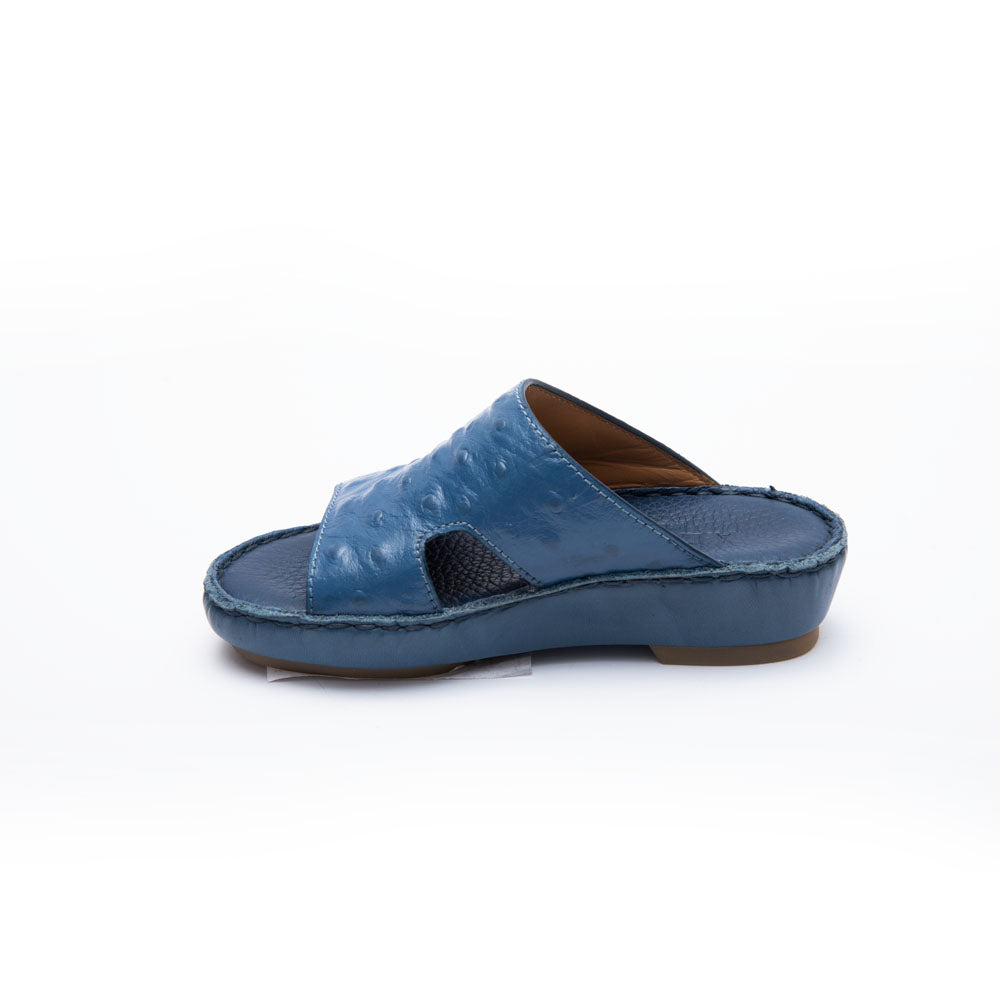 Alfi Kids Boy's Navy Printed Ostrich Sandal