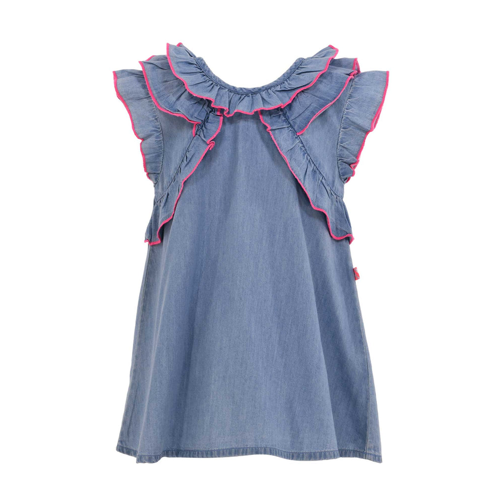 Billieblush Kids Ruffled Denim Dress  Out of the Blue