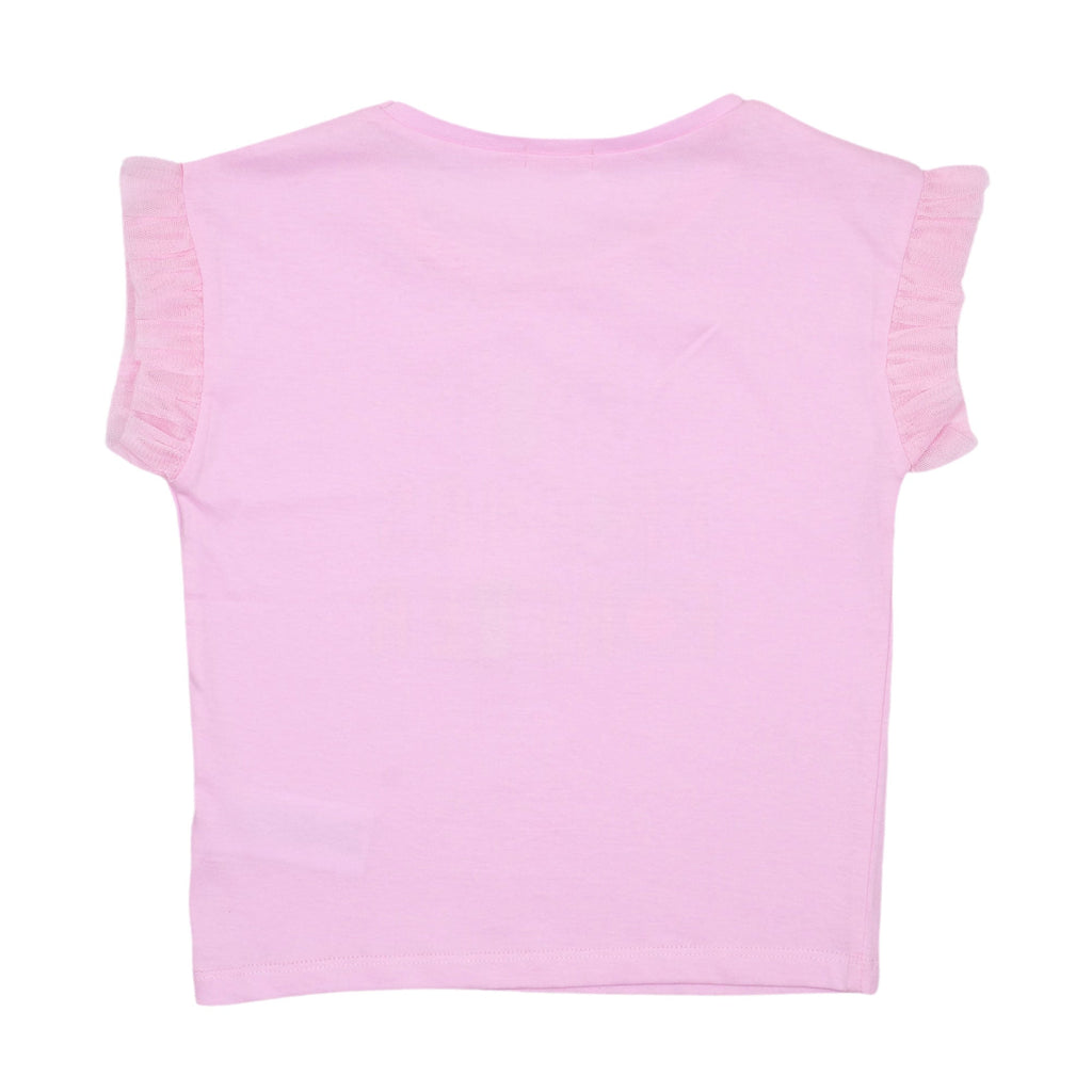Billieblush Kids Pink Cotton T-Shirt