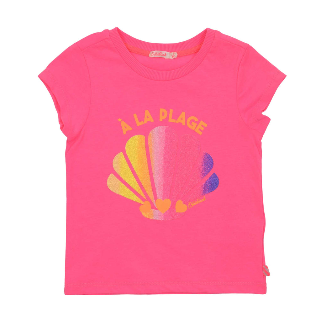 Billieblush Kids Girl's Pink Sea Shell T-Shirt