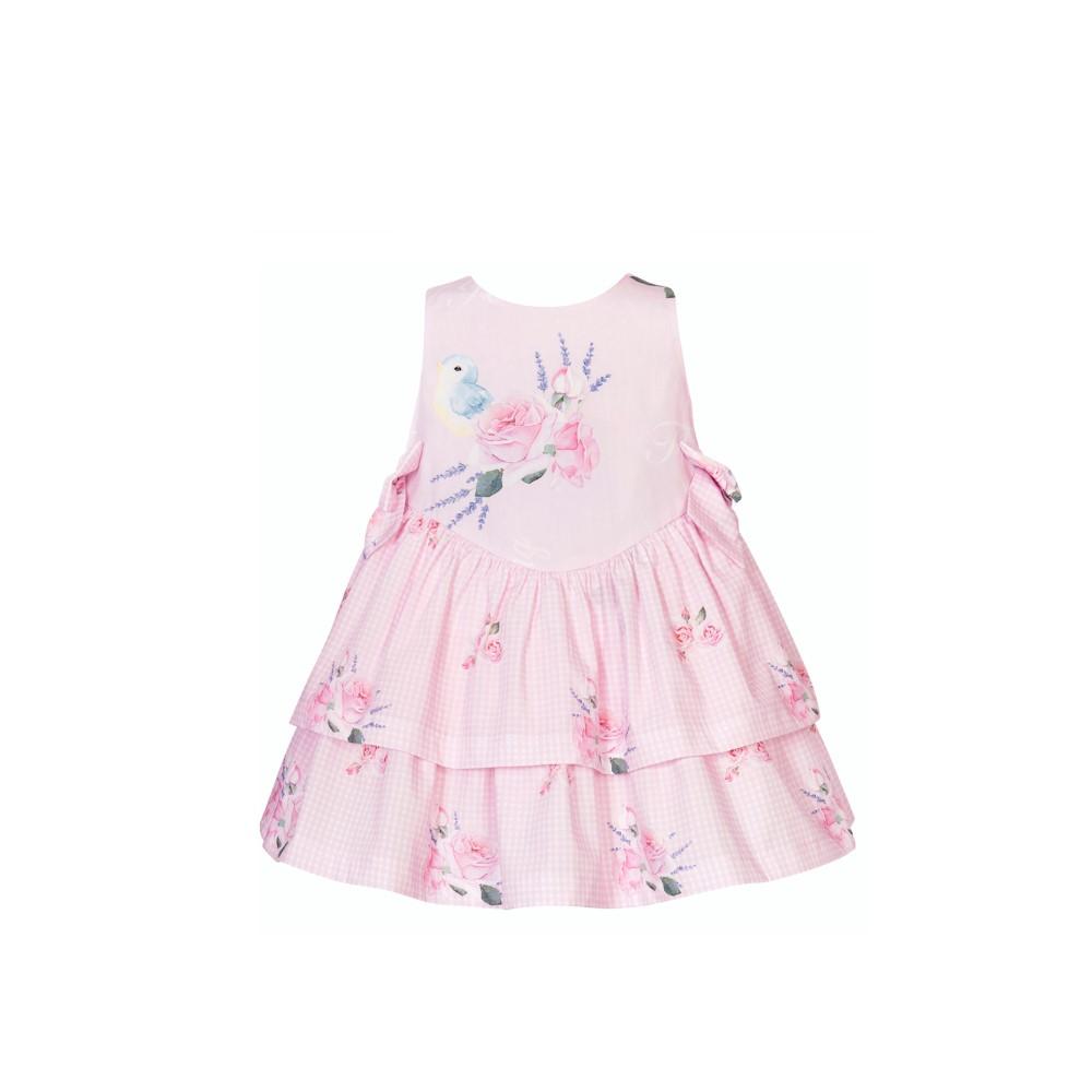 Balloon Chic Pink Printed Dress