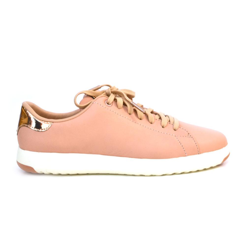 Cole Haan GrandPro Tennis Sneaker Mahogany Rose Leather/Rose Gold/Optic White
