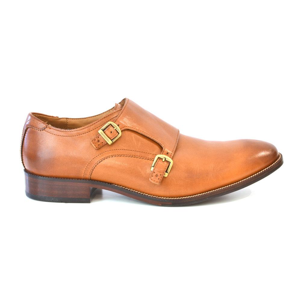 Cole Haan, Benton Double Monk Shoe, British Tan, 9