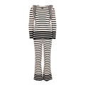 Elisabetta Franchi Kids Set Top & Trousers White & Black