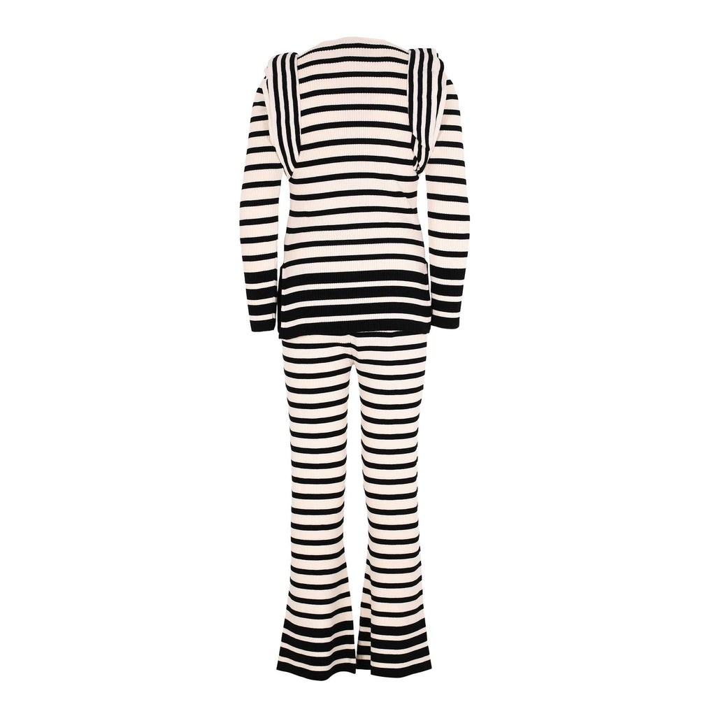 Elisabetta Franchi Kids Set Top & Trousers White & Black