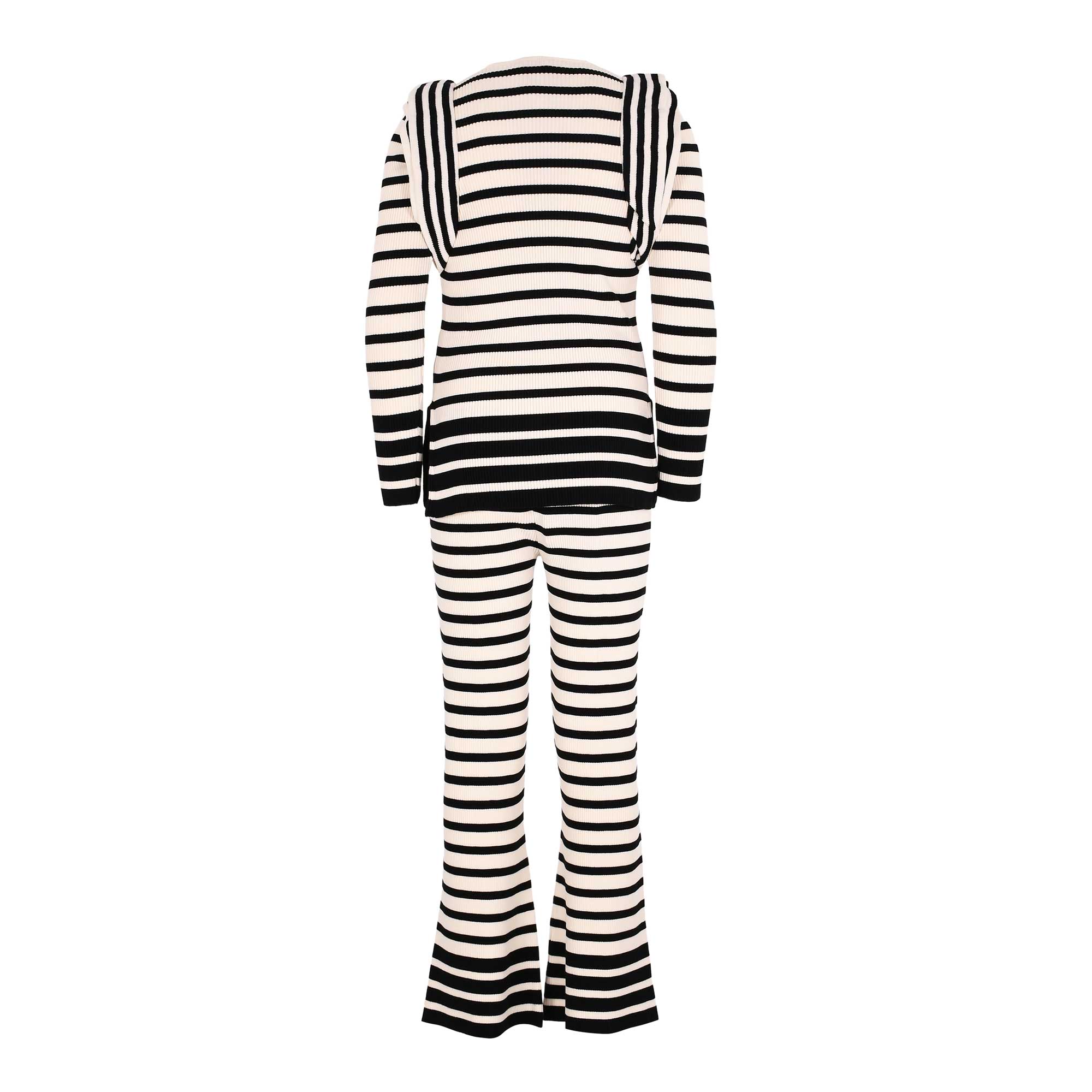 Elisabetta Franchi Kids Set Top & Trousers White & Black