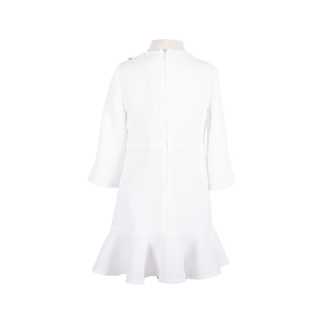 Elisabetta Franche Ivory Dress