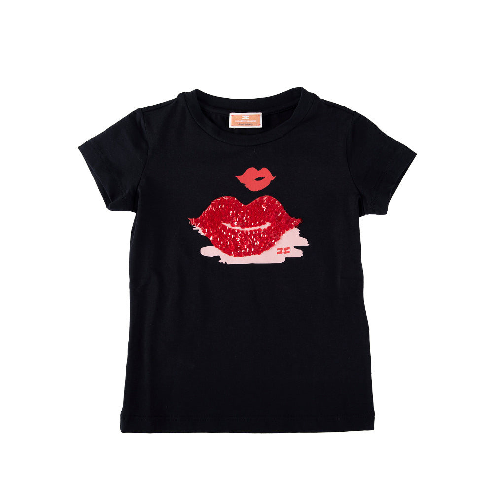 Elisabetta Franchi Black T-Shirt