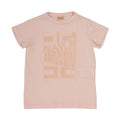 Elisabetta Franchi Kids Logo Print Pink T-Shirt