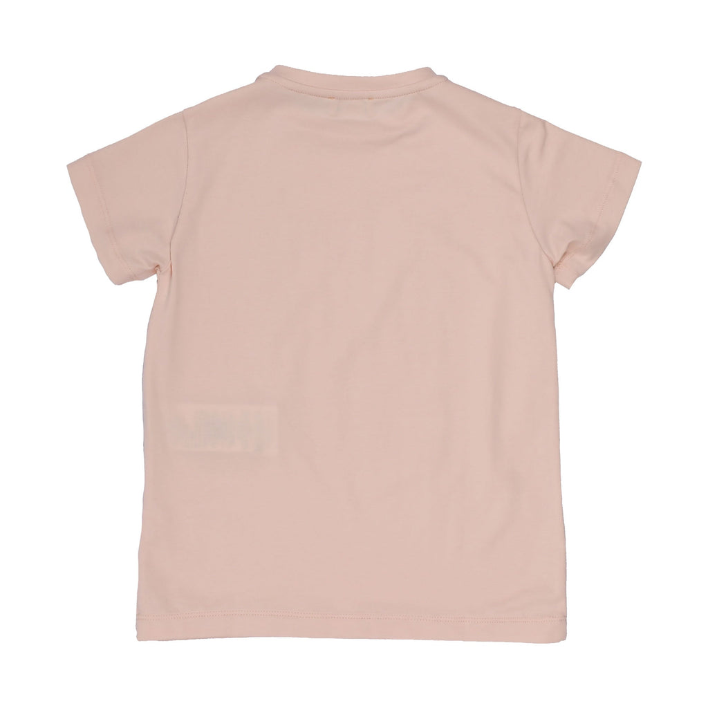 Elisabetta Franchi Kids Logo Print Pink T-Shirt