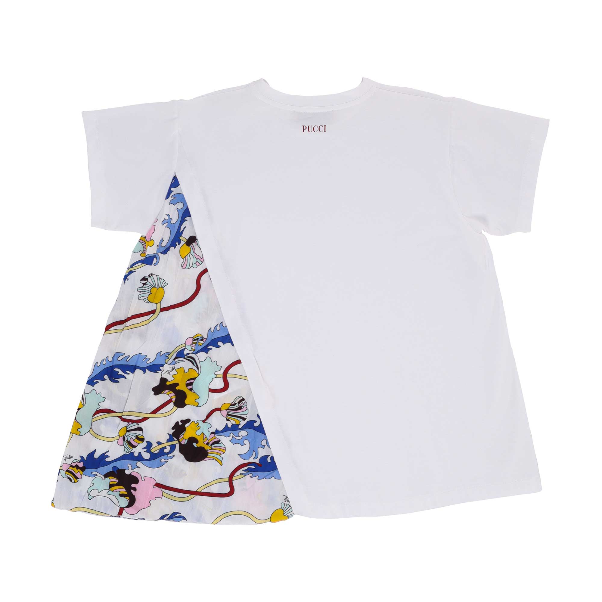 Emilio Pucci Contrast Panel Red T-Shirt Dress SS22