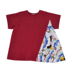 Emilio Pucci Contrast Panel Red T-Shirt Dress SS22