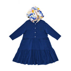 Emilio Pucci Hooded Blue Dress SS22