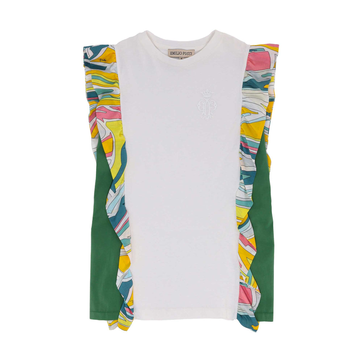 Emilio Pucci Ruffled T-Shirt Dress