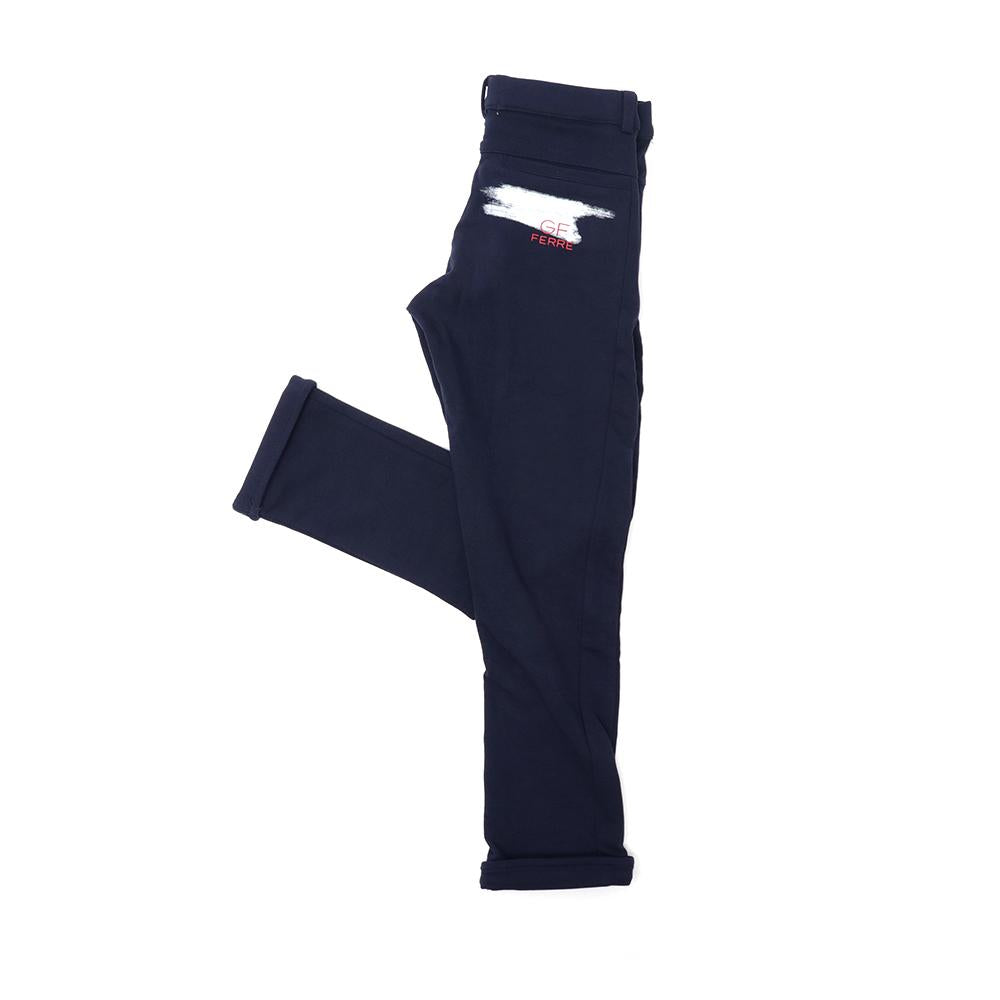 Gf Ferre Navy Trousers Size 6