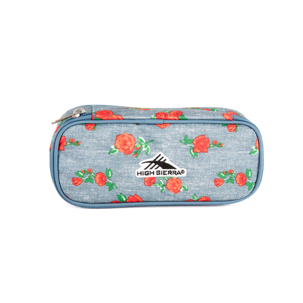 High Sierra Icon Slim Pencil Case denim Rose/Graphite Blue